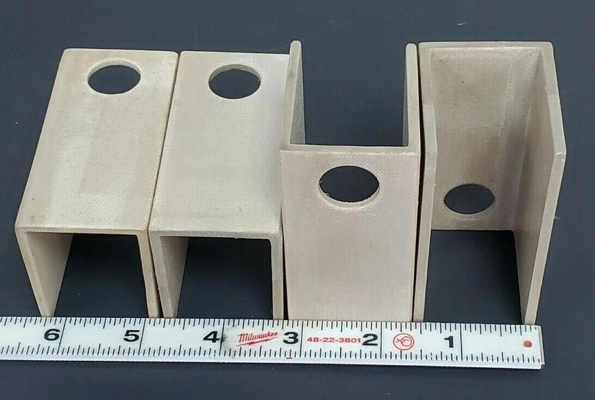 LOT OF 4 NEW WESTINGHOUSE 366C147-H05 PUMP INSULATING CHANNELS 366C147-Y05