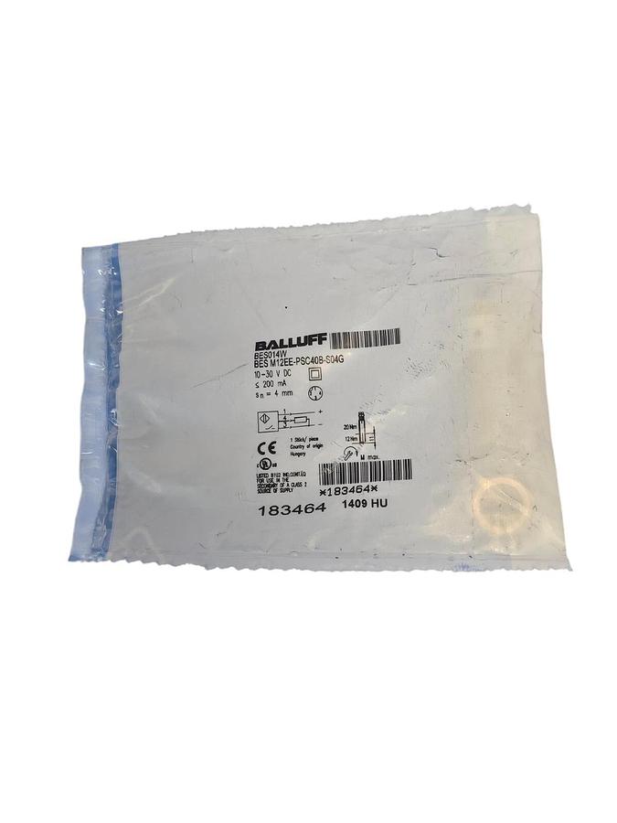 Used NEW BALLUFF BES M12EE-PSC40B-S04G PROXIMITY SENSOR BES014W