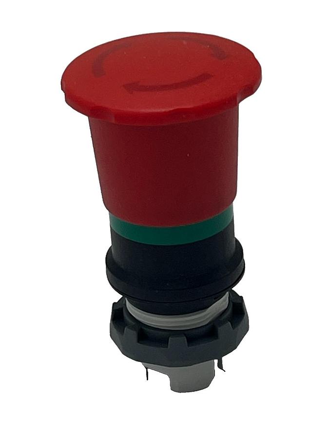 Used LOT OF 2 ABB 1SFA611523R1001 MPET4-10R Emergency Stop Button 40mm Red Mushroom