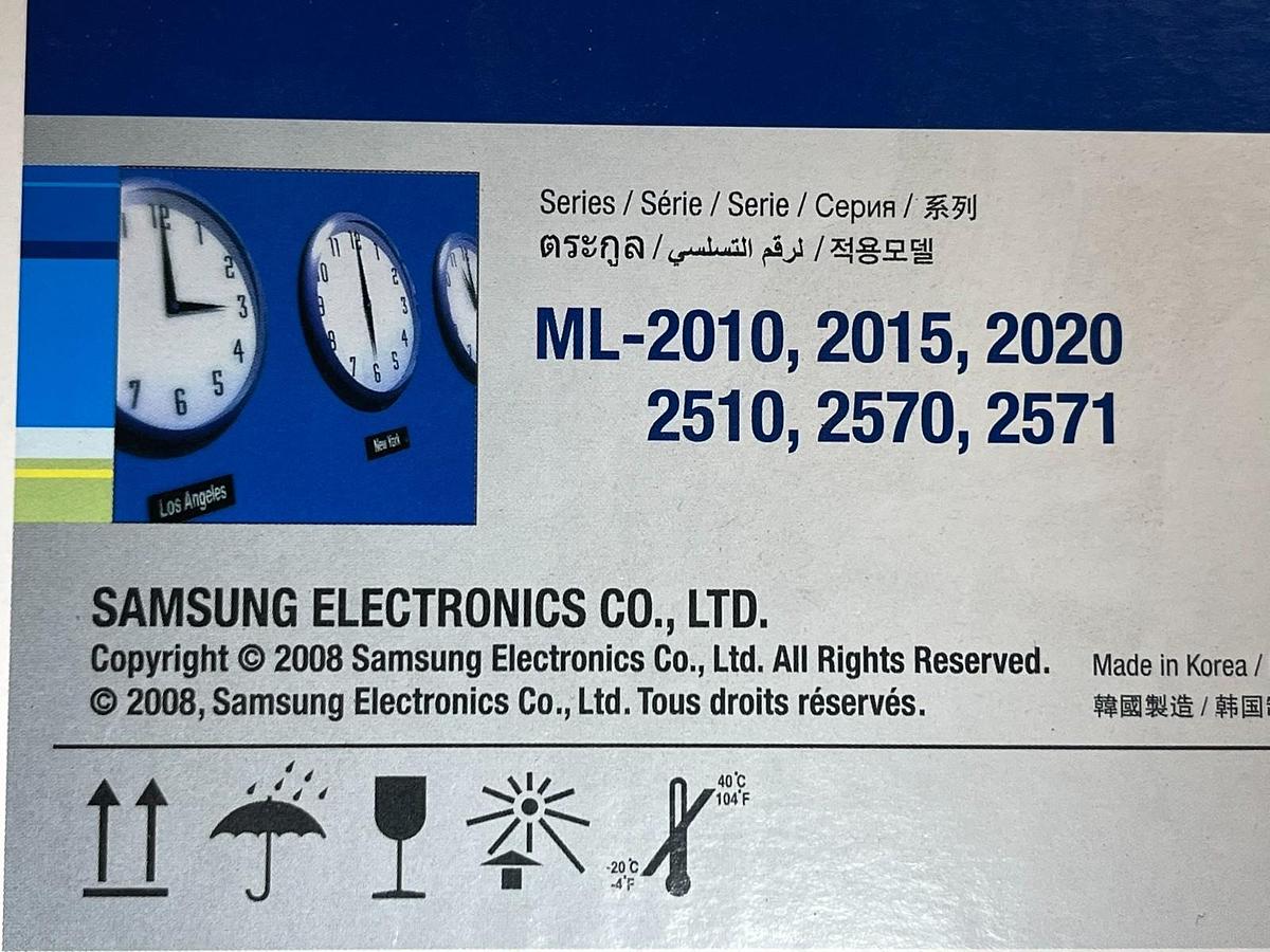 Used Genuine Samsung ML-2010D3 Black Laser Toner Cartridge OEM Factory Sealed New