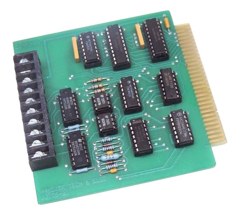 Used PRECISE TECH & ELEC. 02129-01 CIRCUIT BOARD 0212401