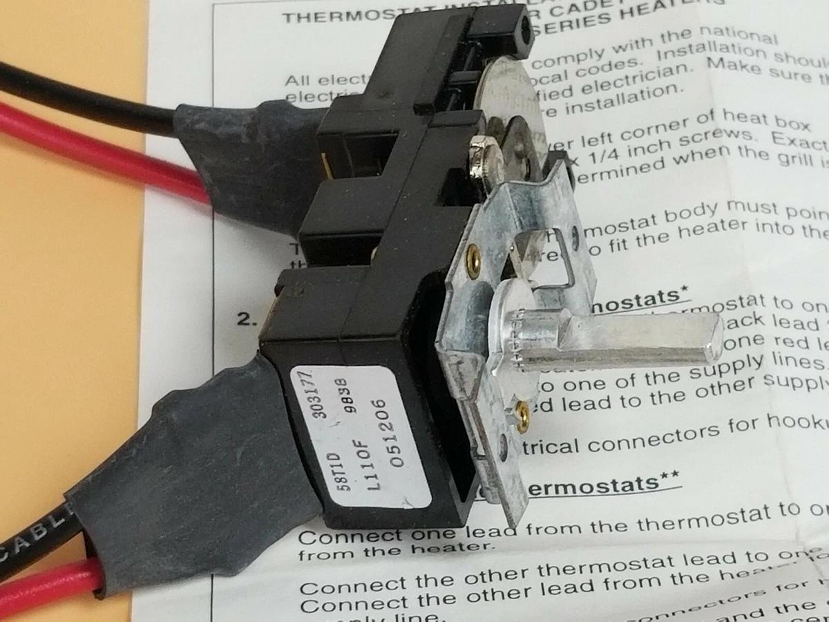 Used NIB CADET 67066 MODEL XLT2 FIELD MOUNT THERMOSTAT, DOUBLE POLE, 67066XLT2