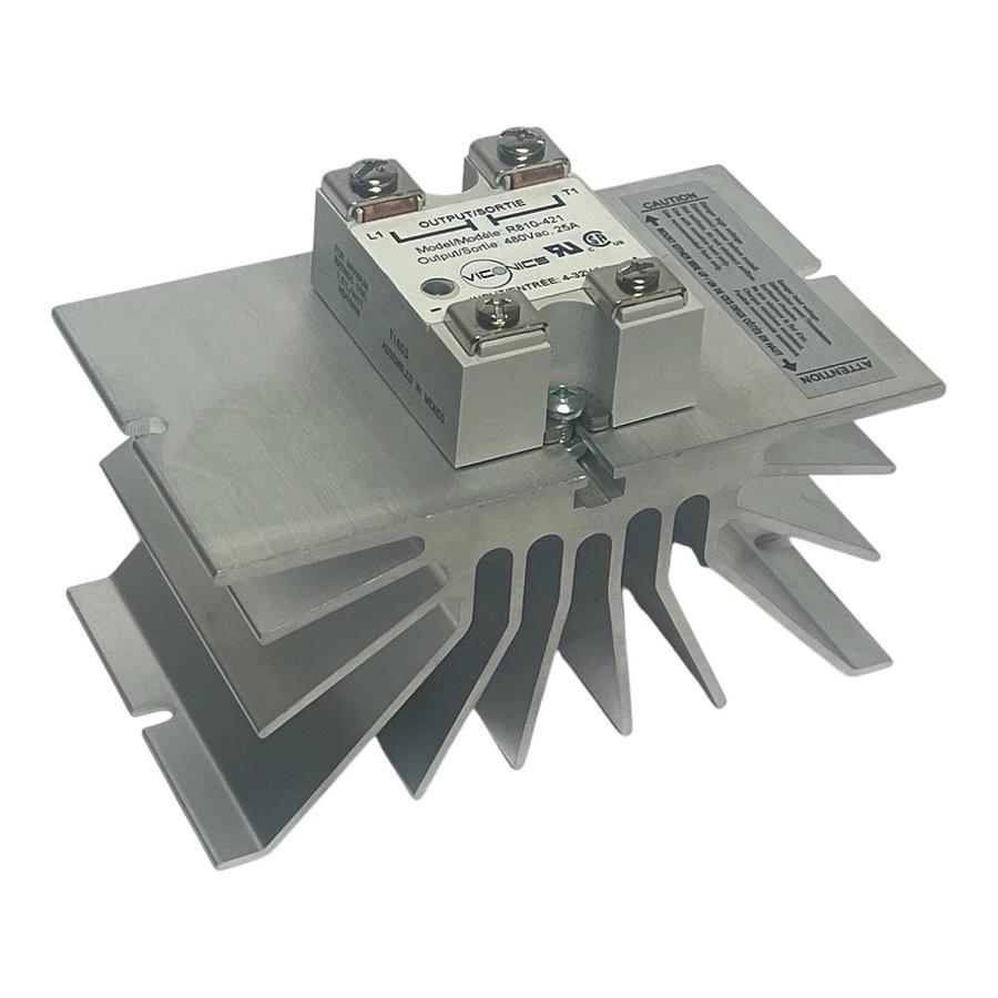 Viconics R810-421 Solid State Relay SSR with Integrated Heat Sink - New Surplus