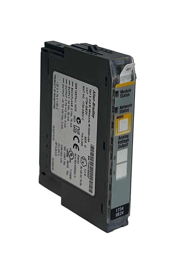 Used ALLEN BRADLEY 1734-OE2V /C POINT I/O 2-CHNL ANALOG OUTPUT MODULE 1734OE2V NSMP