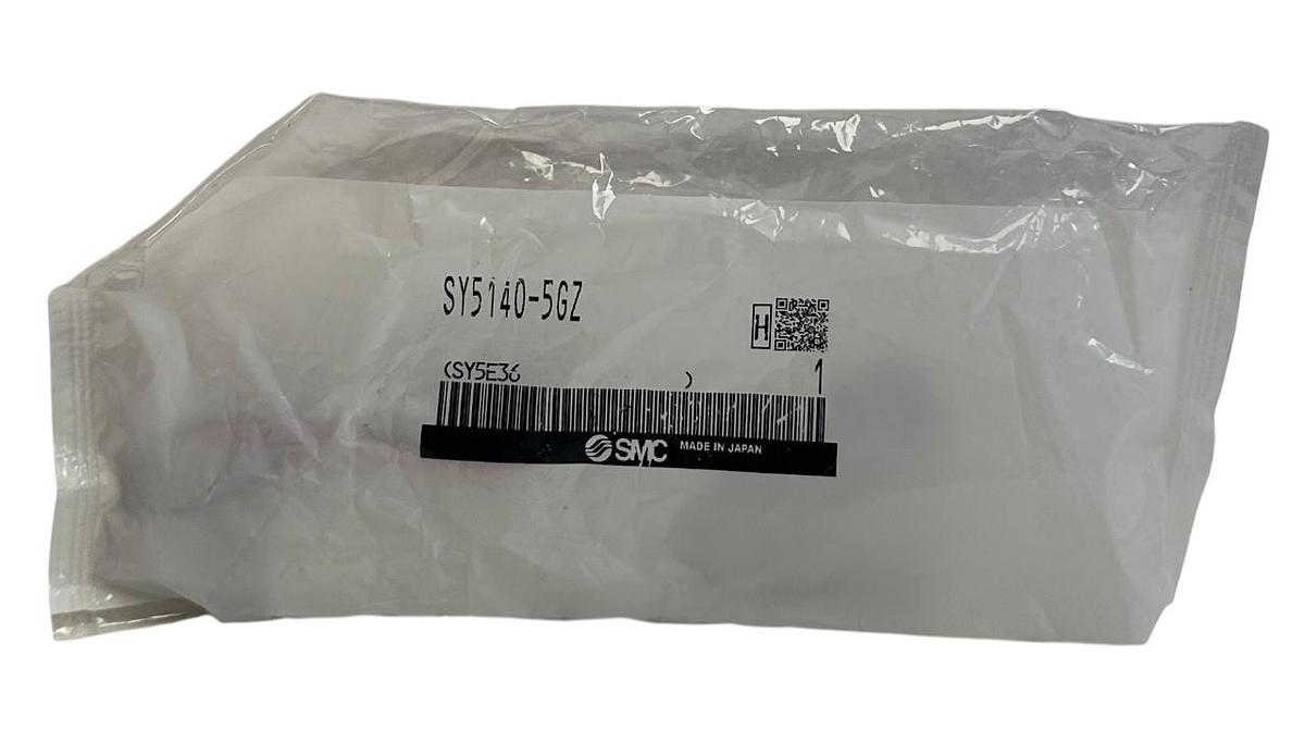 Used SMC SY5140-5GZ / SY51405GZ 5-PORT SOLENOID VALVE 24VDC COIL SY SERIES NSFS