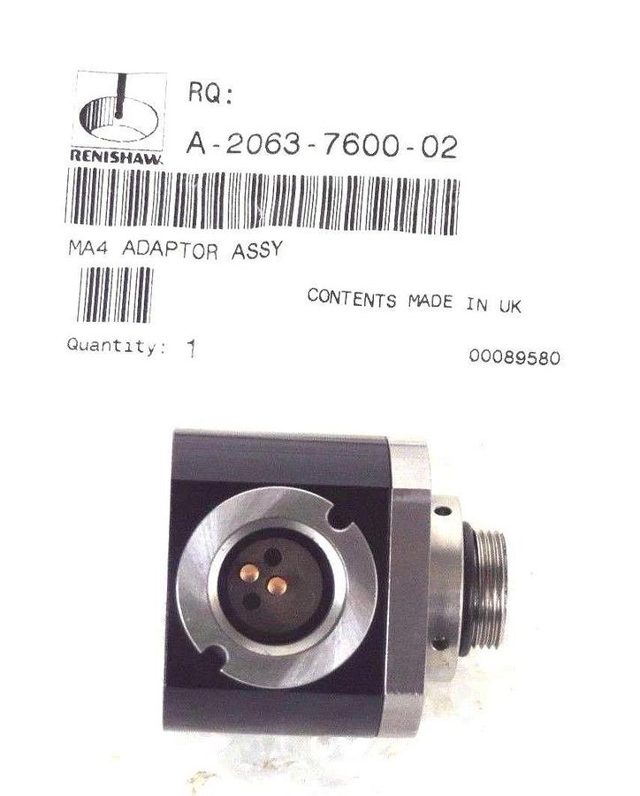NEW RENISHAW A-2063-7600-02 MA4 ADAPTOR ASSEMBLY A2063760002