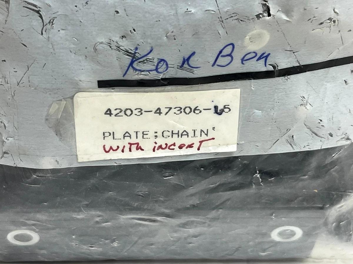 Lot of 27 Korber 4203-47306-05 Chain Plate with Insert PA6 GF25 Conveyor New