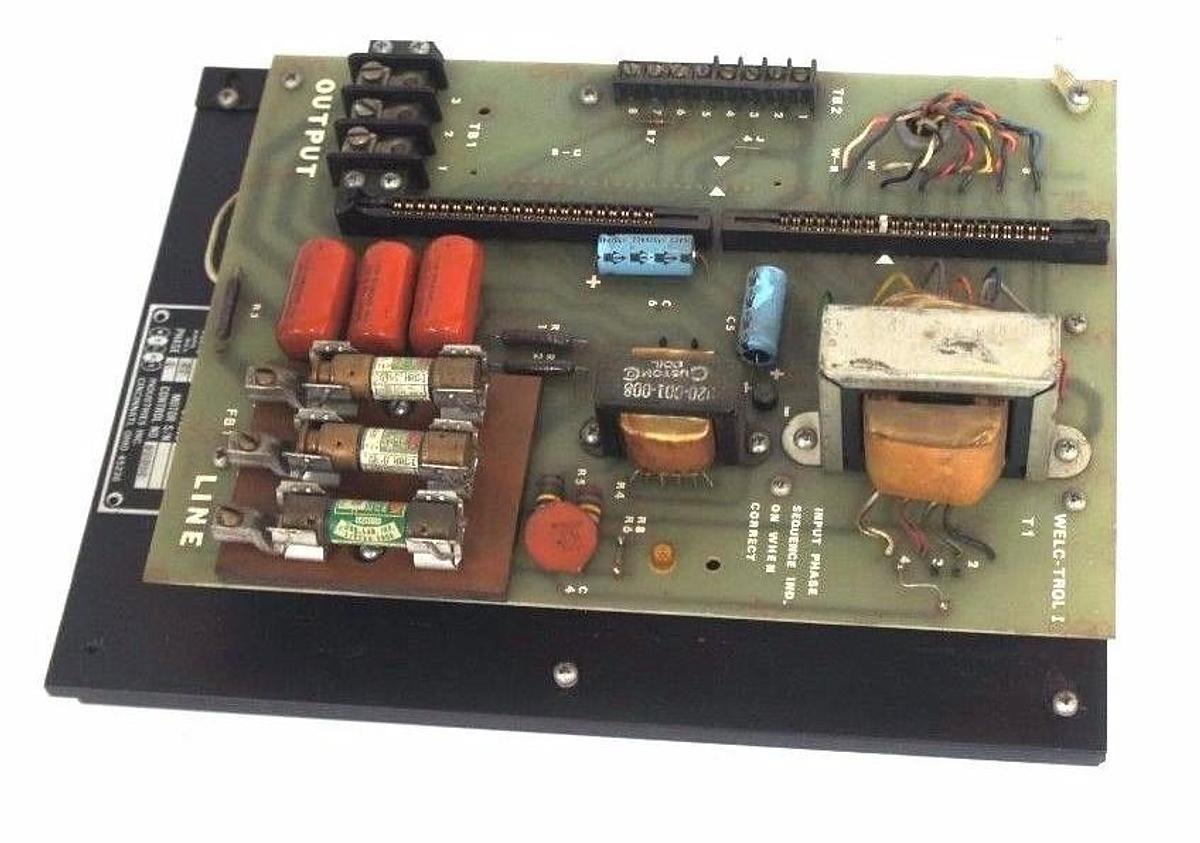 Used WELCO TECHNOLOGIES 14020E-00 ANALOG CONTROLLER 71-077-061-002 POWER BOARD REV 1