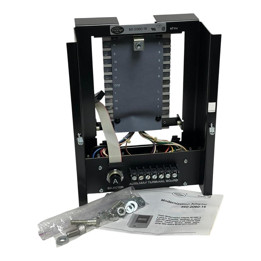 Used Fireye 60-2060-16 Modernization Adapter Chassis Plug-In Rack 25SU5 Model 5011