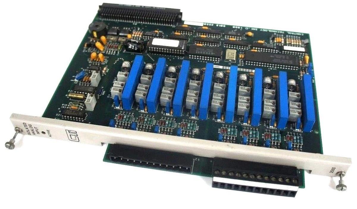Used CONTROL TECHNOLOGY 901B-2550 ISOLATED ANALOG INPUT MODULE REV B.0 901B2550