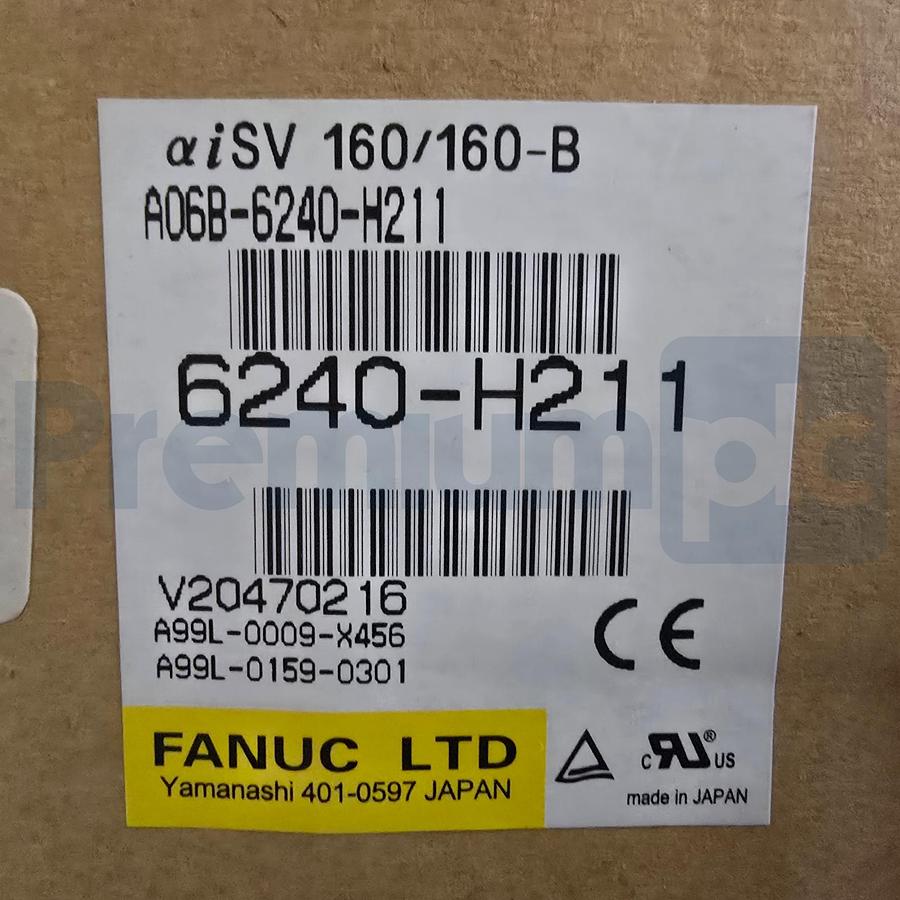 Used FANUC A06B-6240-H211 /F aiSV 160/160-B 2-AXIS SERVO AMPLIFIER A06B6240H211 NSMP