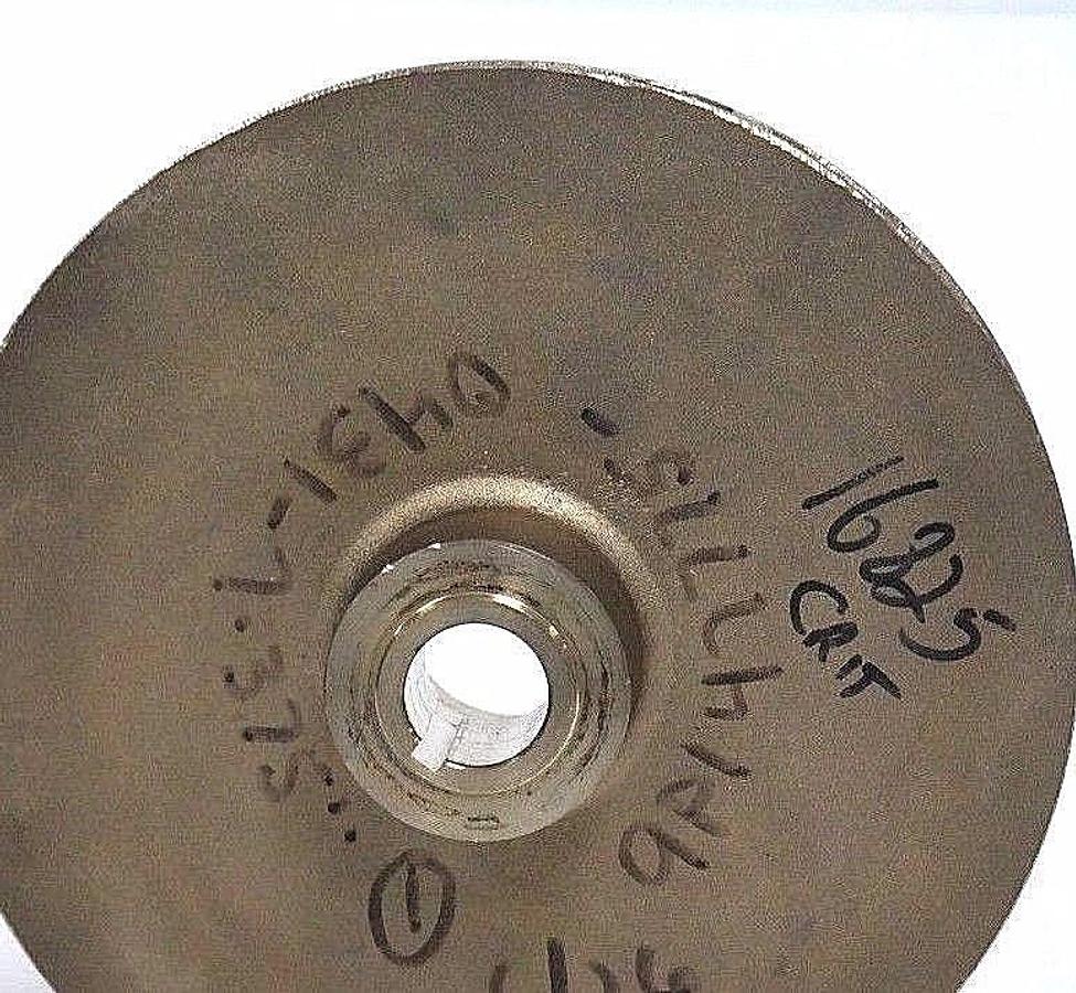 Used NEW GOULDS PUMP 444R227 VANE IMPELLER 9P1 47775-0431-7.375" BRASS