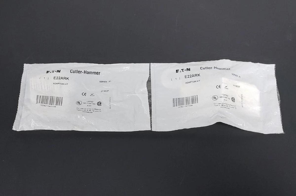 Used LOT OF 2 NEW EATON CUTLER-HAMMER E22ARK ADAPTOR KITS SER. A1