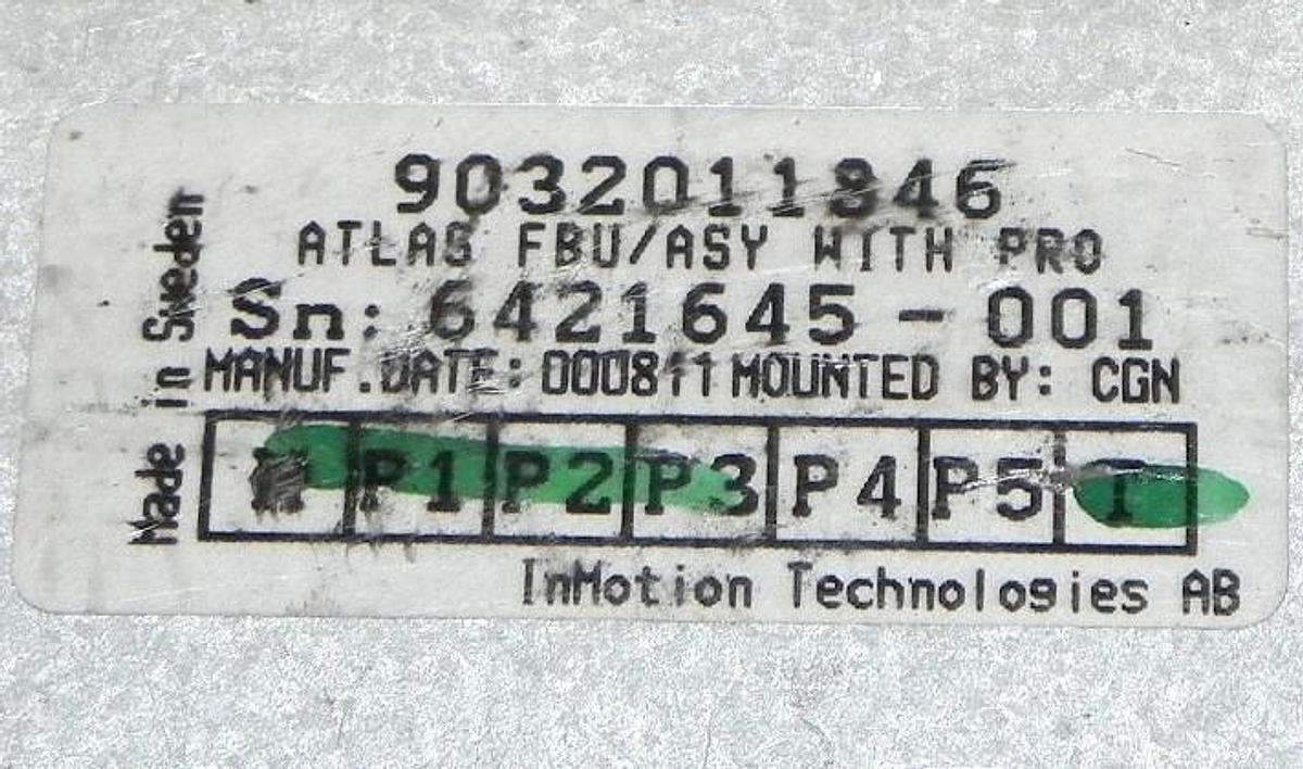 Used ATLAS COPCO 4240 0355 80 FIELD BUS UNIT W/PRO 9032011846, 4240-0355-80