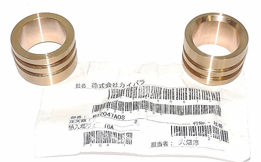 Used NEW LOT OF 2, IGA R32047A08 BRASS BUSHINGS