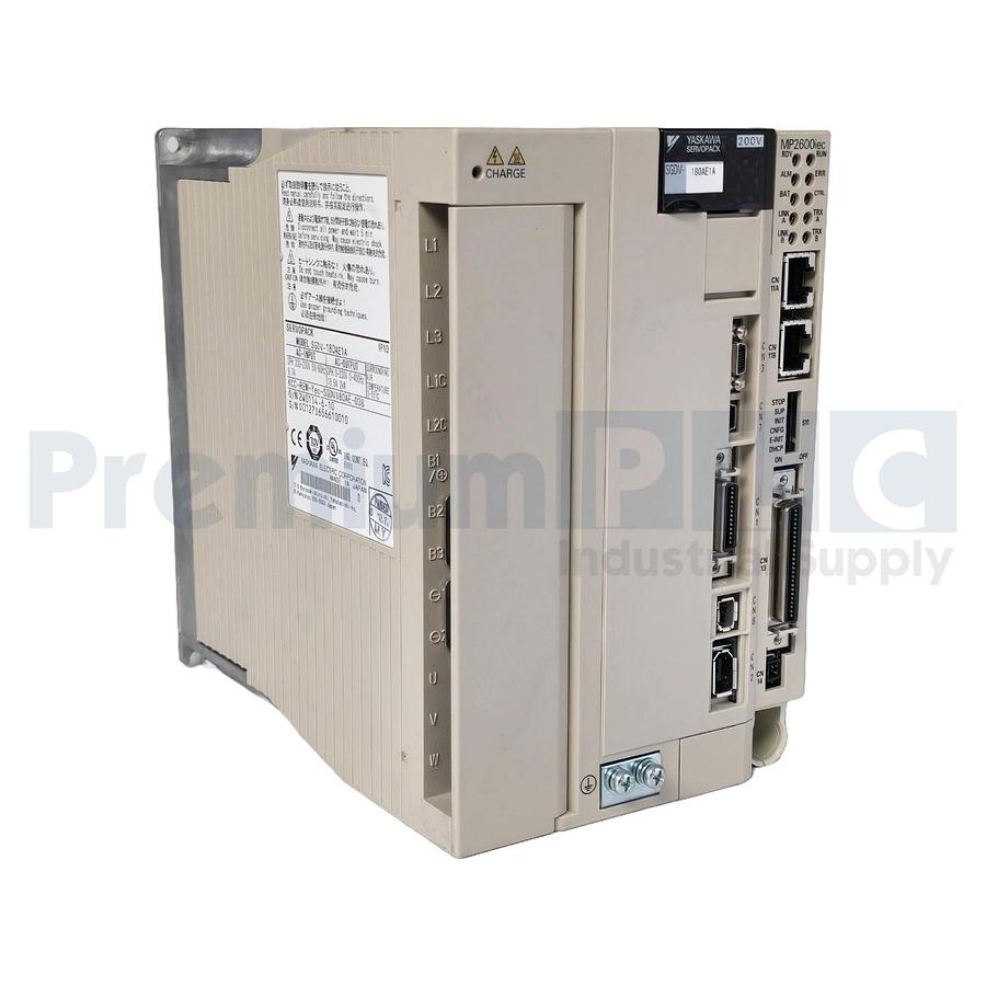 Used YASKAWA SGDV-180AE1A000000300 SigmaLogic SERVO AMPLIFIER 2KW 200V w/MP2600 NSMP
