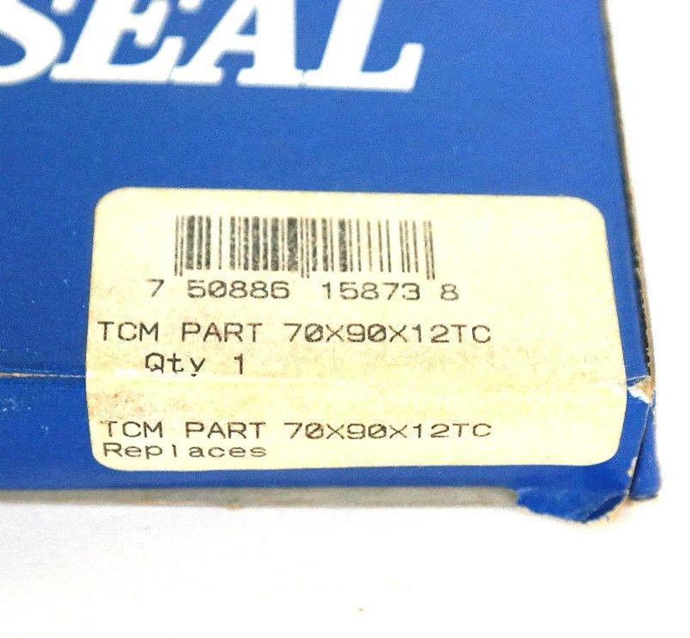 Used LOT OF 2 NIB TCM 70X90X12TC OIL SEALS