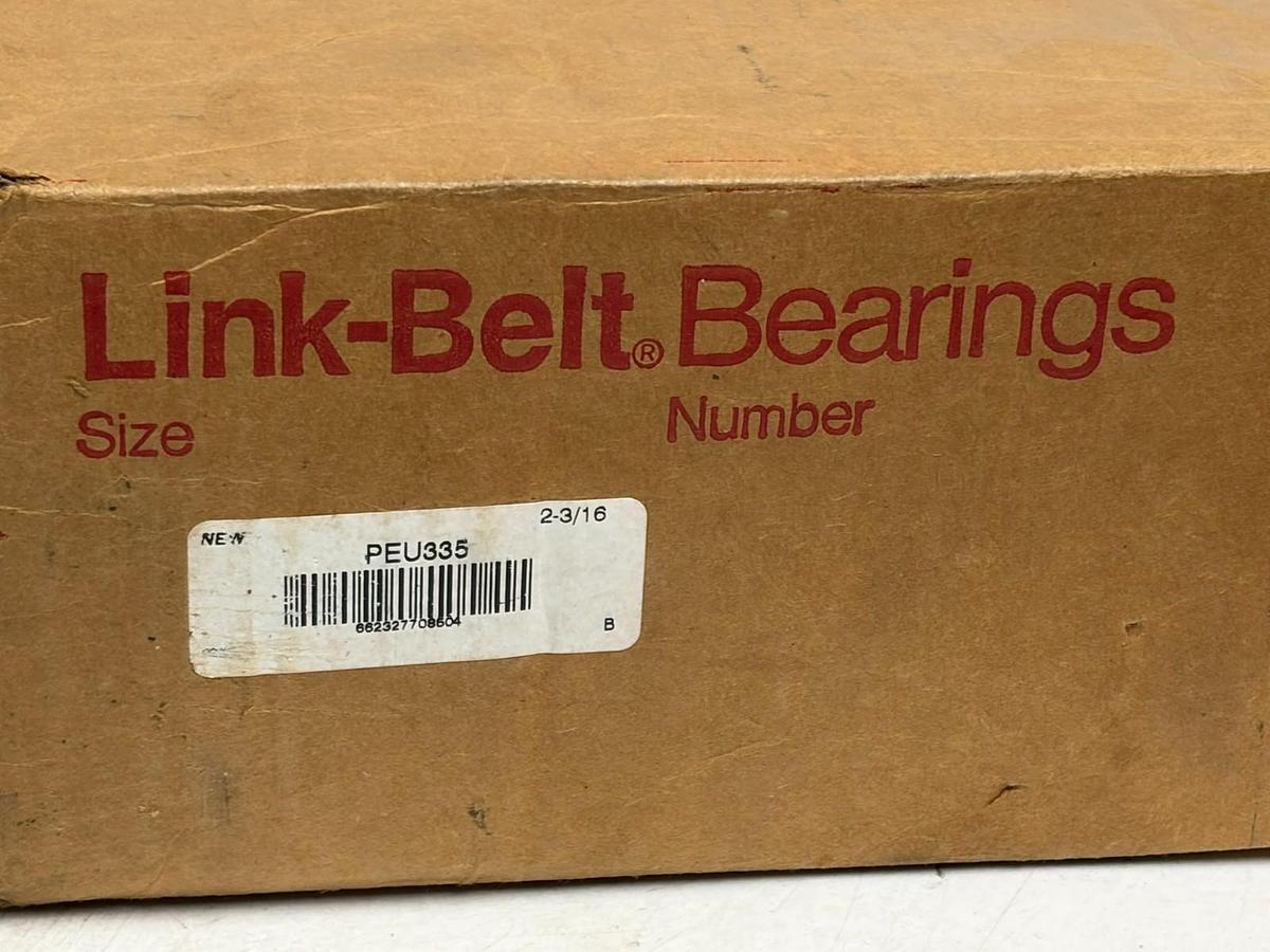 Used Link-Belt PEU335 Pillow Block Bearing 2-3/16 Heavy Duty Expansion Unit - New