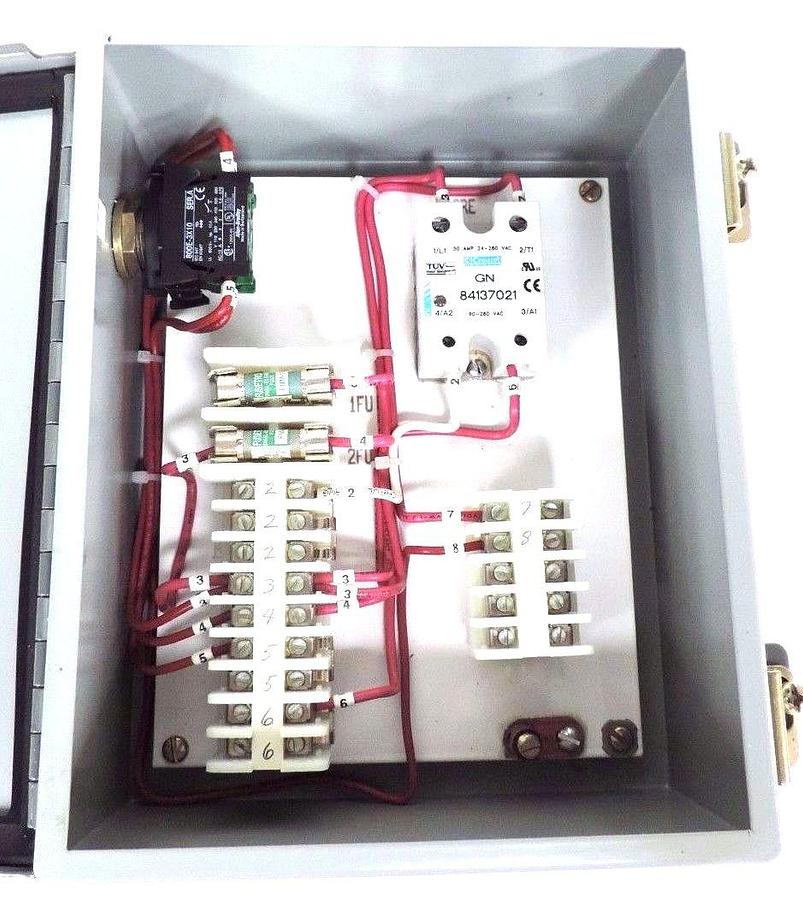 Used NEW MOORFEED CORP. 441026 CONTROL PANEL A-1008CH ENCLOSURE