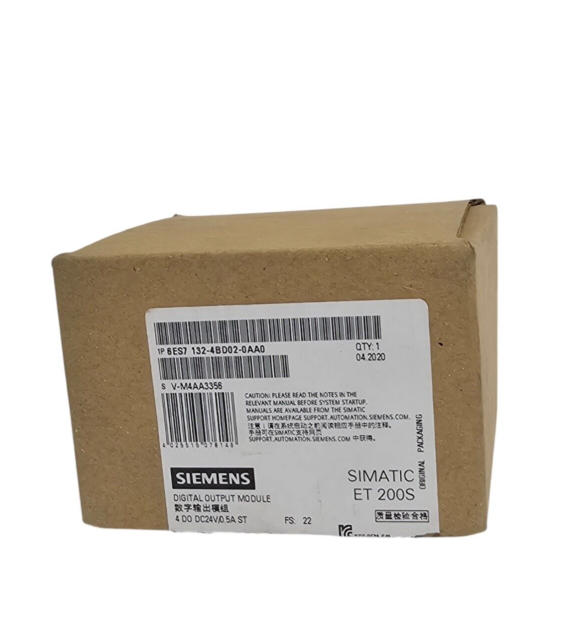Used PACK OF 5 NEW SIEMENS 6ES7132-4BD02-0AA0 DIGITAL OUTPUT MODULES 6ES71324BD020AA0