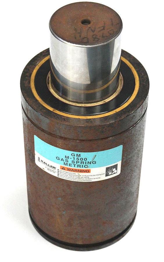 Used KALLER M-1500 GAS SPRING, METRIC, TU-7500-80, 150 BAR