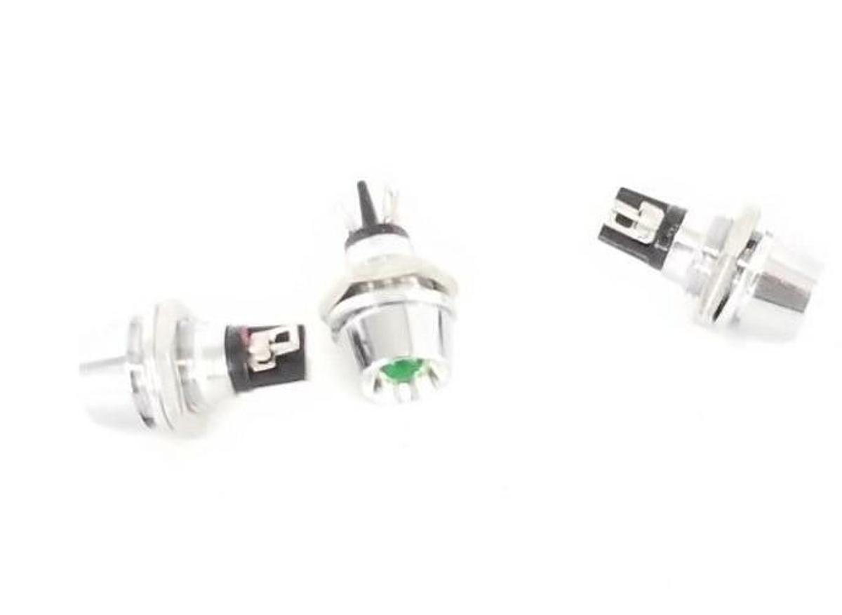 Used LOT OF 3 NEW GENERIC 06052 INDICATOR LAMPS GREEN 0650-6177