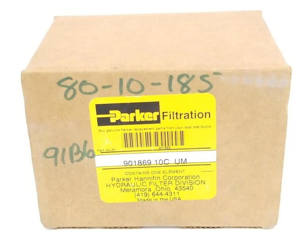 Used NIB PARKER 901869 10C UM FILTER ELEMENT 90186910CUM