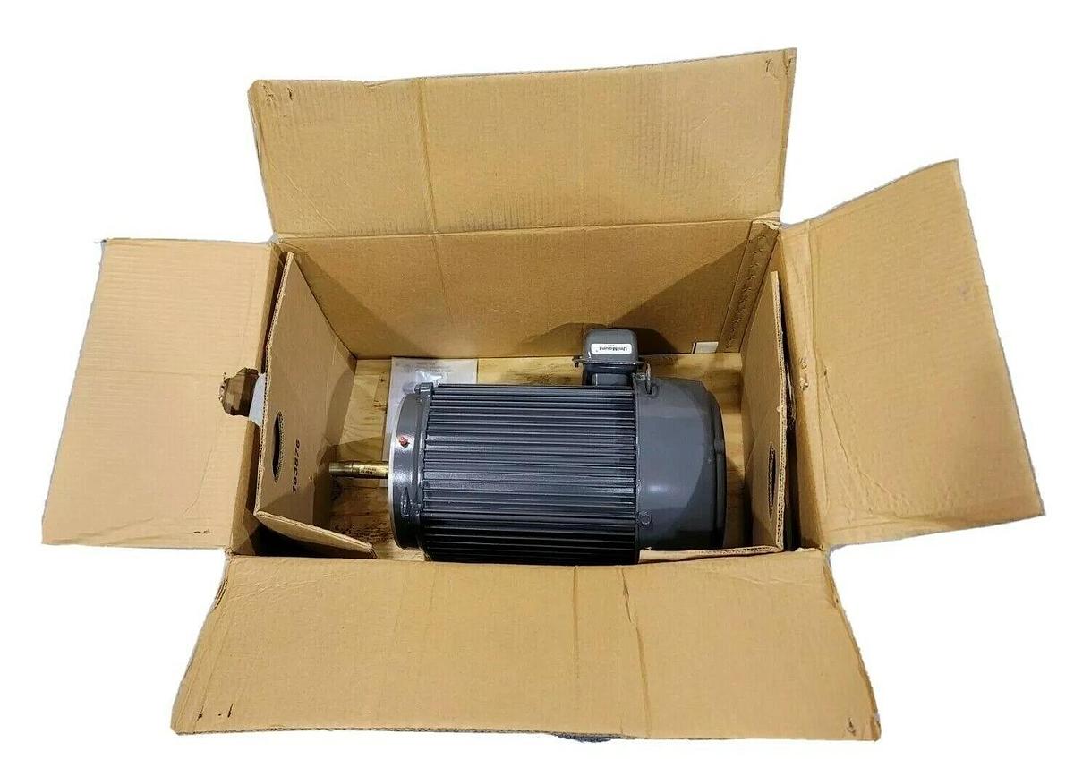 Used NIB US MOTORS UJ10S2AM MOTOR 10HP, 1755 RPM, TYPE: UT4, 208-230/460 & 190/380V
