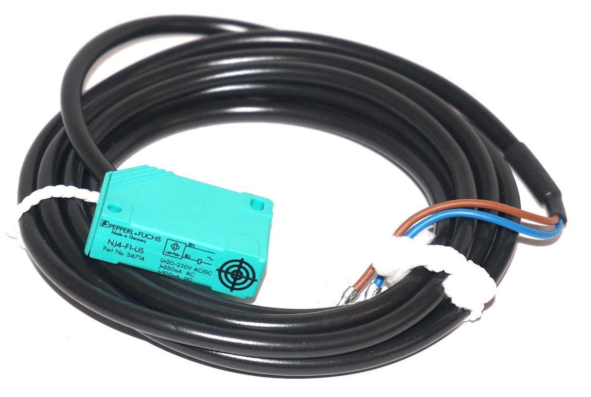 NEW PERPPL+FUCHS NJ4-F1-US PROXIMITY SENSOR P/N: 34714, NJ4F1US