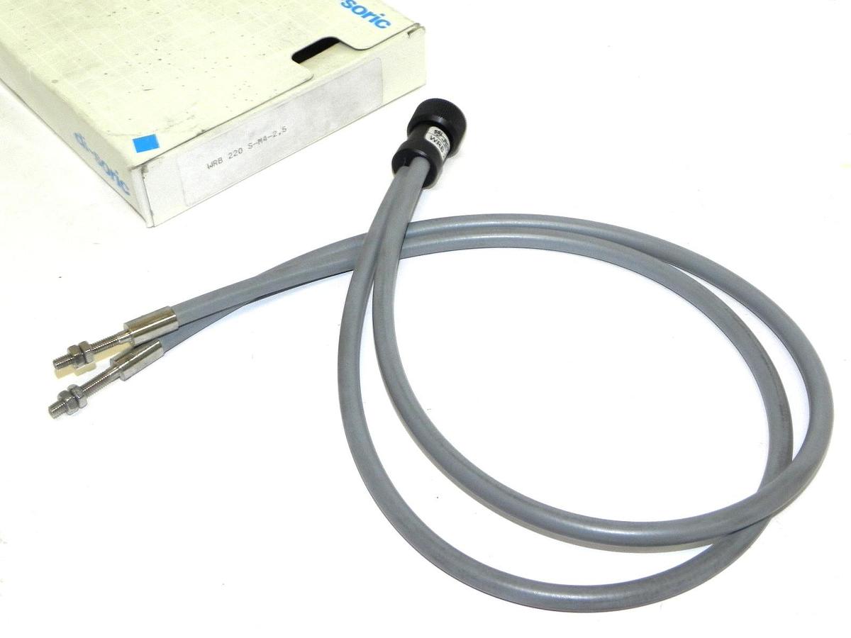 Used NIB DI-SORIC WRB 220 S-M4-2.5 GLASS FIBER-OPTIC CABLE WRB220SM425