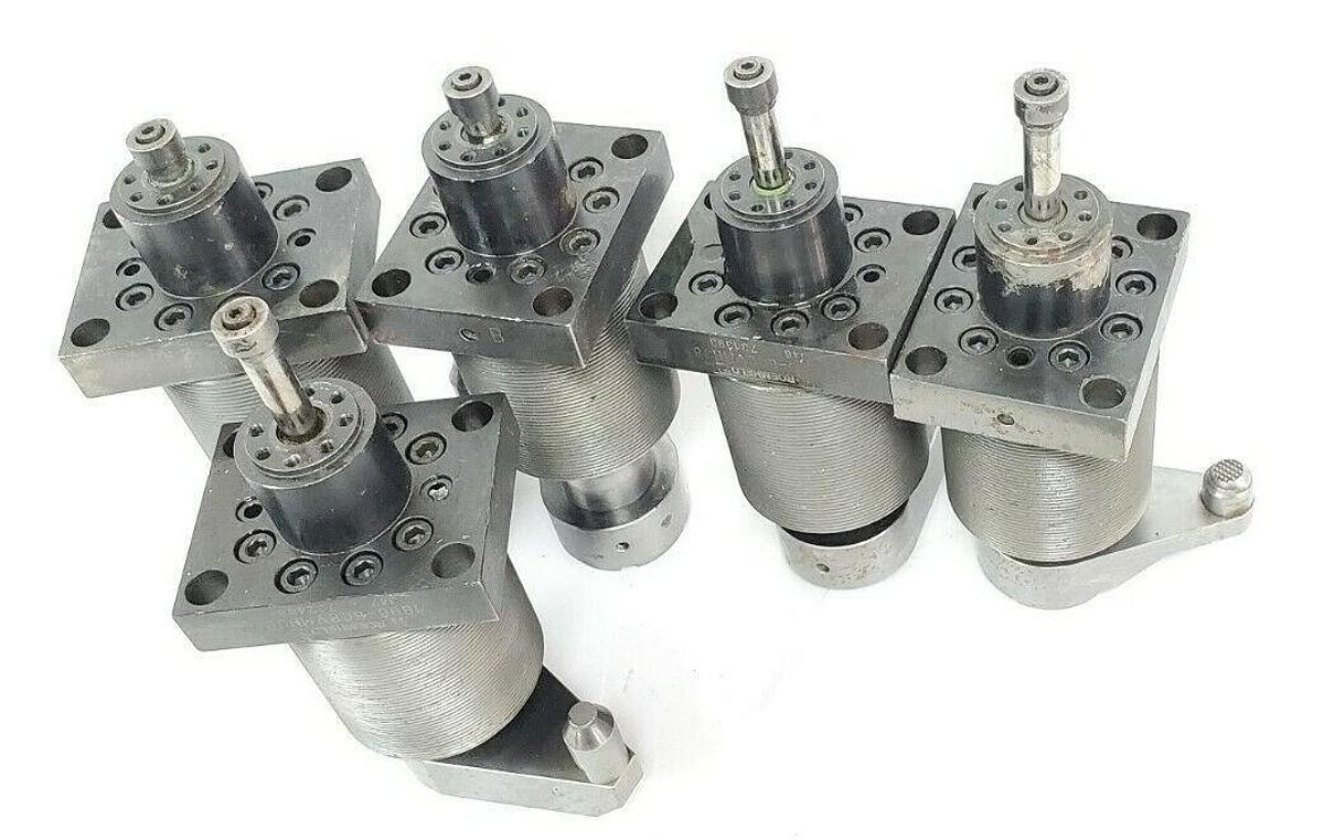 Used LOT OF 5 ROEMHELD 1896-608VMH36 SWING CLAMP CYLINDER ASSEMBLIES 1896608VMH36