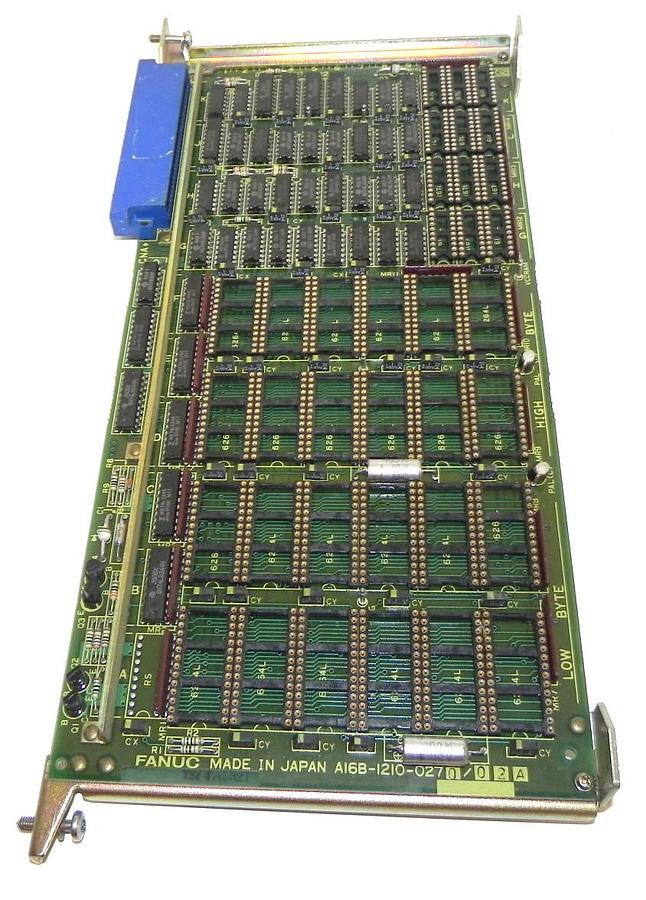 Used FANUC A16B-1210-0270/02A RAM MEMORY MODULE A16B-1210-0270 W/OUT MEMORY MODULES