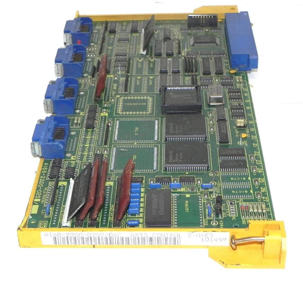 Used FANUC A16B-2200-0252/06C 2-AXIS CONTROL BOARD A16B-2200-0252