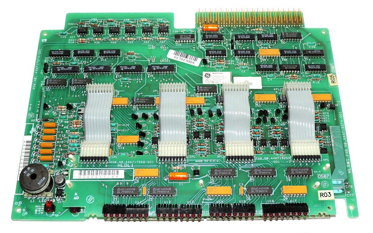 Used GENERAL ELECTRIC IC600YB929A OUTPUT MODULE W/ 44A717558-G01 CONTROL BOARD