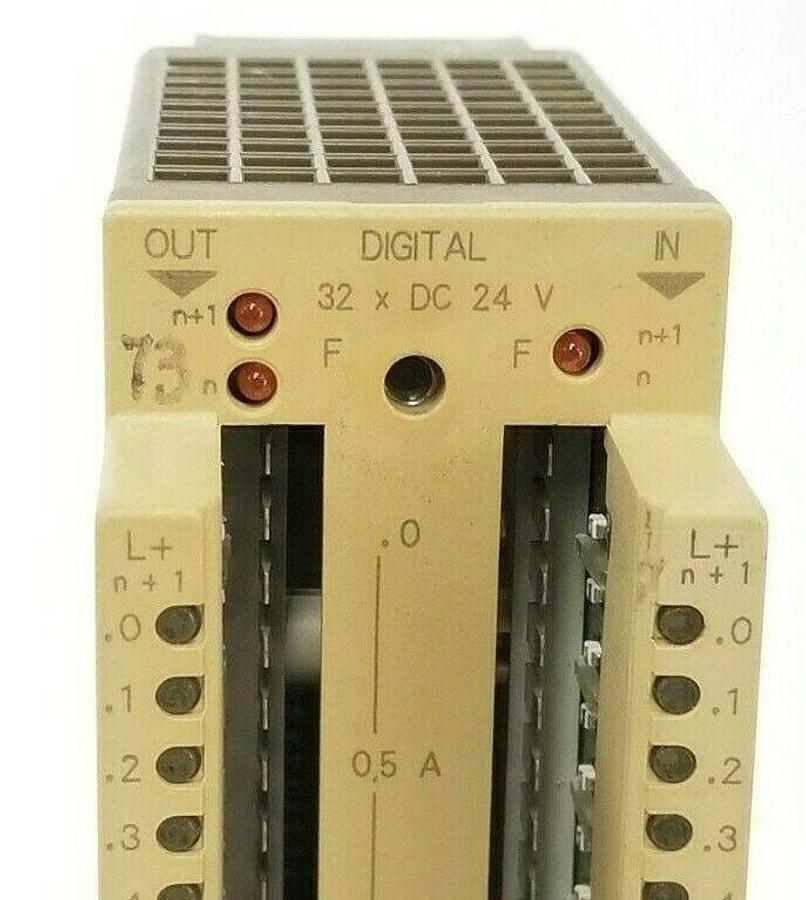 Used SIEMENS 6ES5 482-8MA13 SIMATIC S5 DIGITAL I/O MODULE, 24VDC, 6ES54828MA13