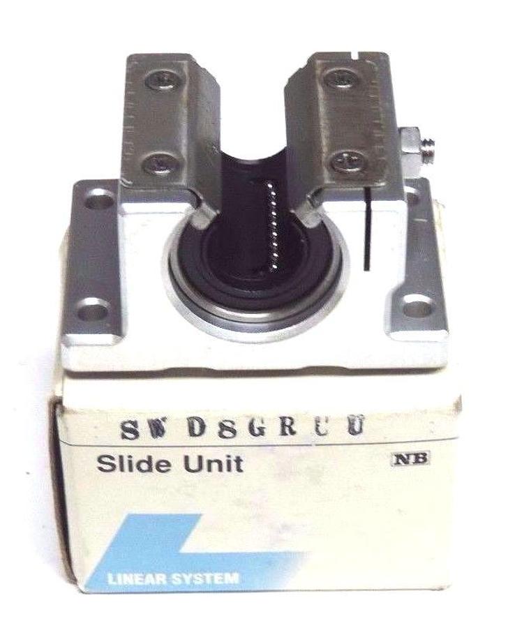Used NIB NB NIPPON SWD8GRUU LINEAR BEARING SLIDE UNIT SWD-8, SWD8