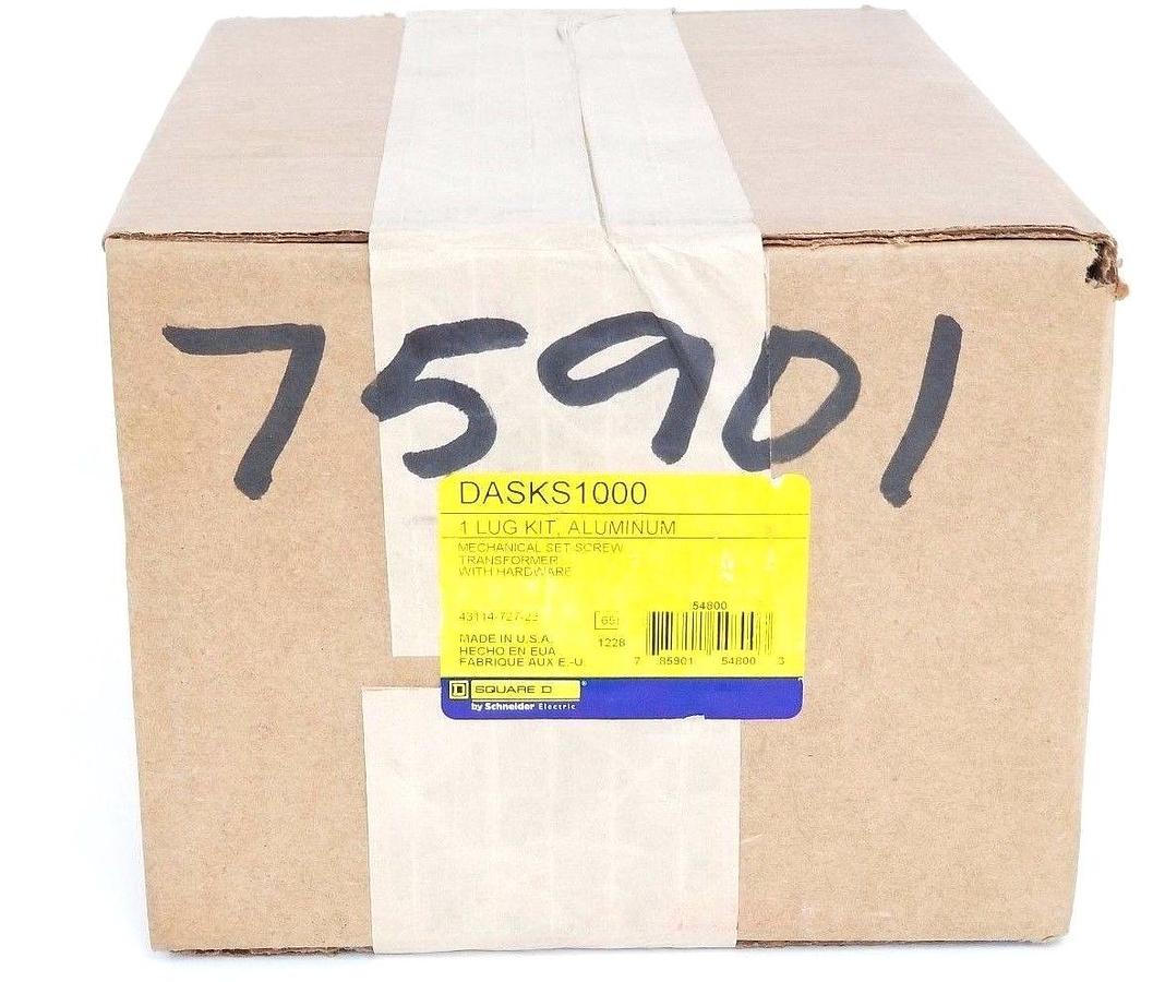 Used FACTORY SEALED SQUARE D DASKS1000 ALUMINUM LUG KIT
