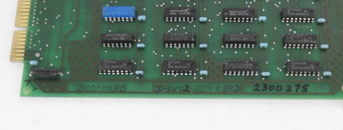 Used ISSC 300-MX5 LOGIC BOARD B-16-09-074-E, ID/N: D-16-12-239 REV. D