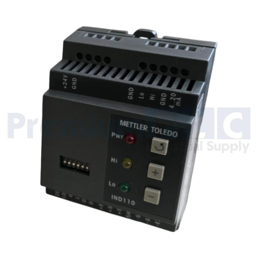 NEW METTLER TOLEDO IND110 LOAD CELL SIGNAL CONVERTER 71208076 24VDC NSMP