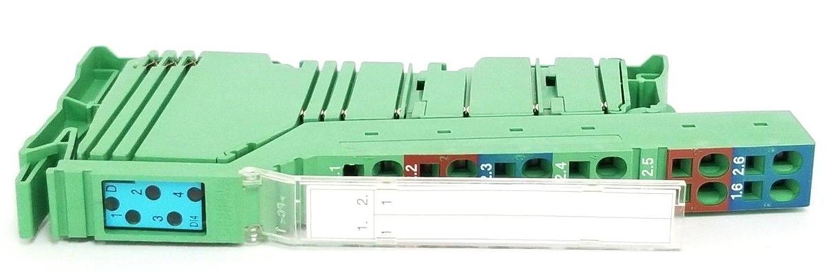 Used PHOENIX CONTACT IB-IL-24-DI-4 TERMINAL BLOCK 2726214 IBIL24DI4