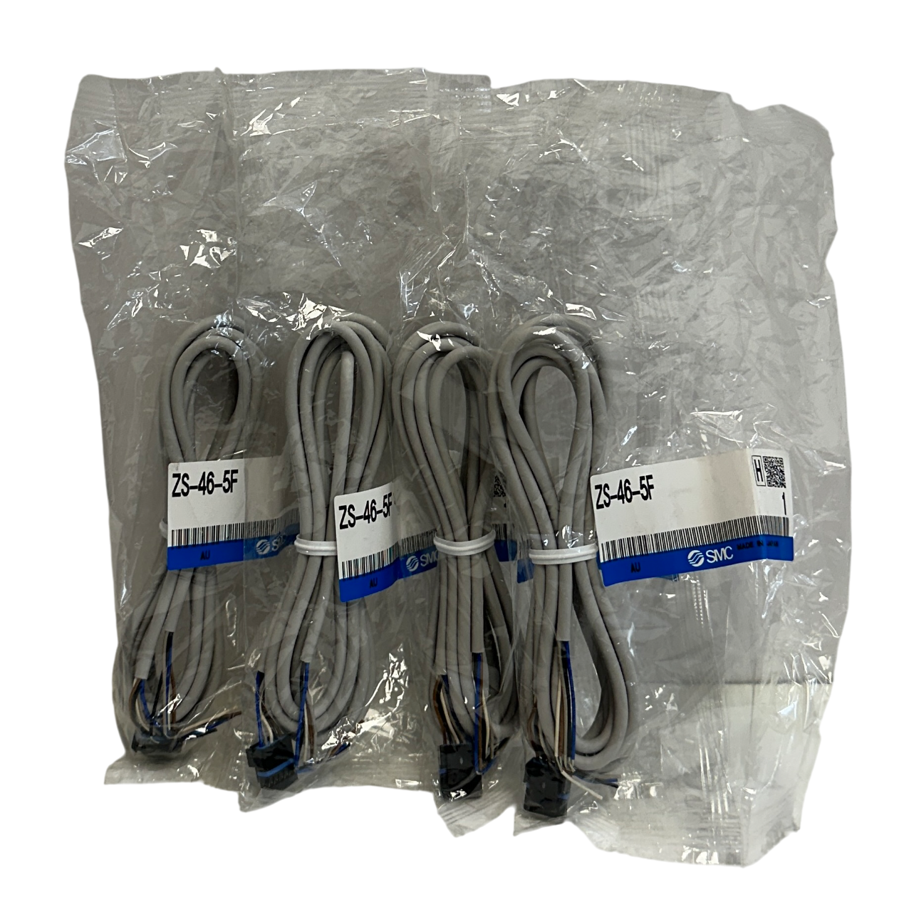 4 SMC ZS-46-5F / ZS465F LEAD WIRE 2M PRESSURE SWITCHES 5-CORE WATERPROOF NSFS