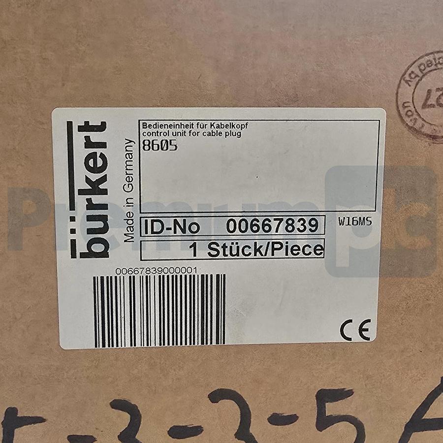 Used Burkert 00667839 Pluggable Display Programming Module 3-Button Terminal 8605 NEW