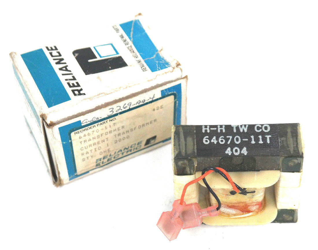 Used NIB RELIANCE ELECTRIC 64670-11T CURRENT TRANSFORMER 6467011T
