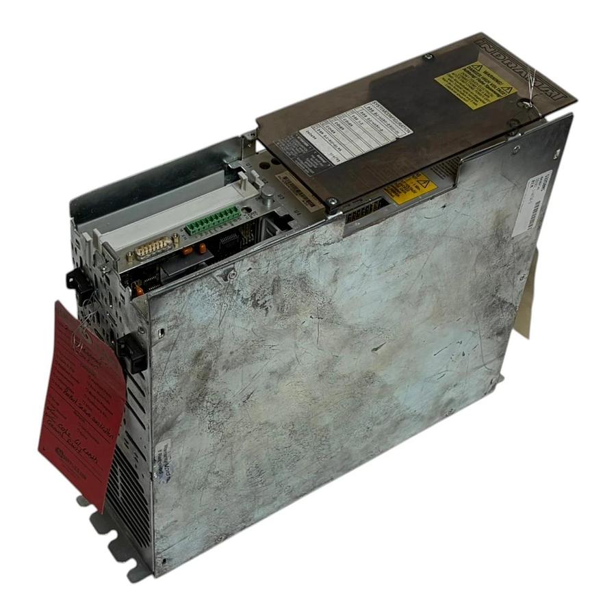 Used Indramat DDS 2.1-W150-D Digital Servo Drive Code 61 Ground Fault Parts Core