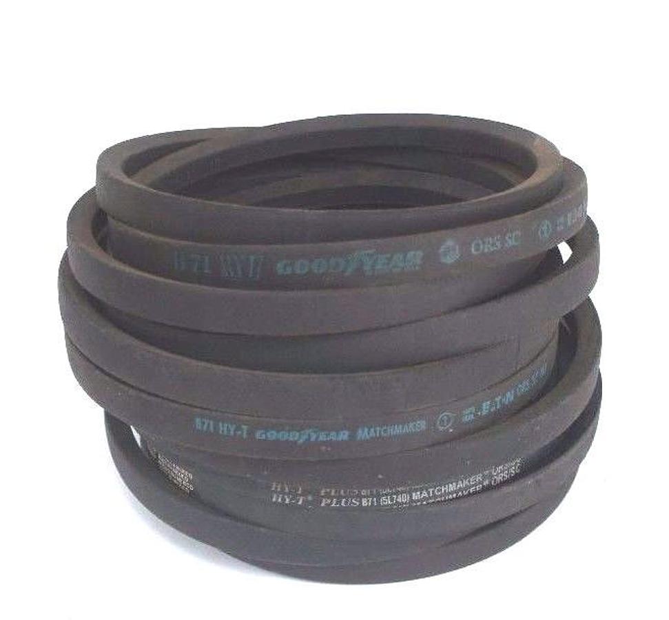 Used LOT OF 5 NEW GOODYEAR HY-T PLUS B71 (5L740) MATCHMAKER V-BELTS 5L740