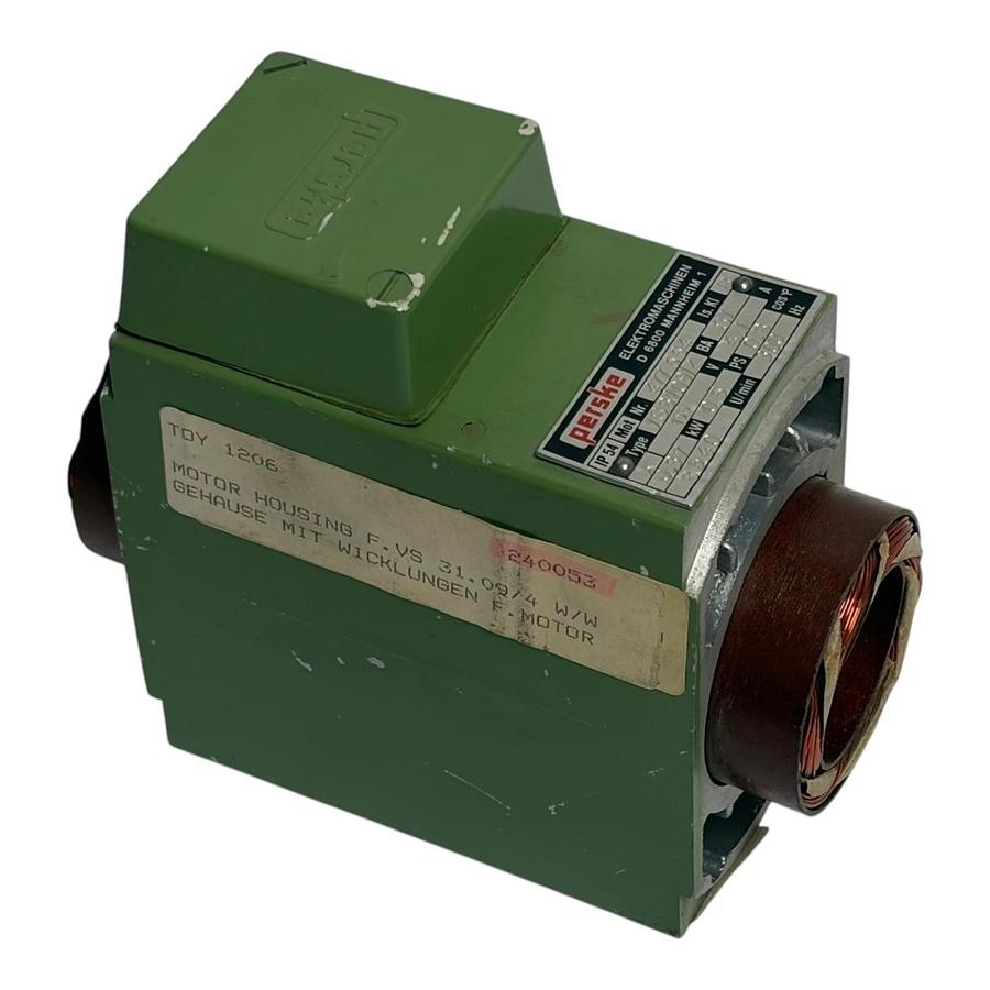 Perske VS31.09/4 Spindle Motor Housing Stator Windings 0.37kW 300Hz