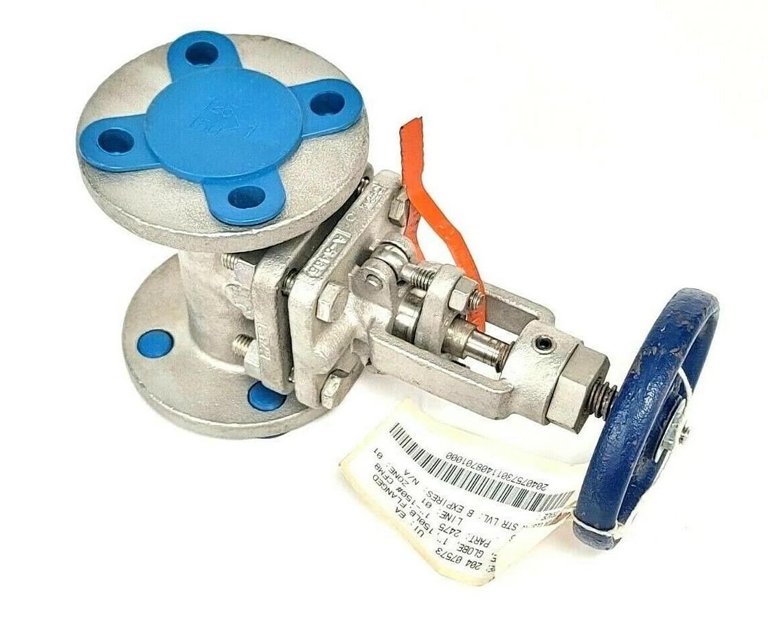 NEW POWELL 2475 1'' GLOBE VALVE CF8M W/ HANDLE