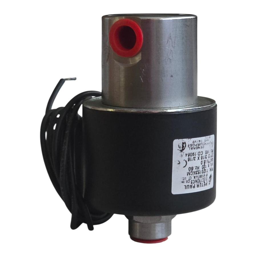 Peter Paul 73Z0153NCM Solenoid Valve 120VAC 60Hz 18W 100PSI 3/16" Orifice NSNP