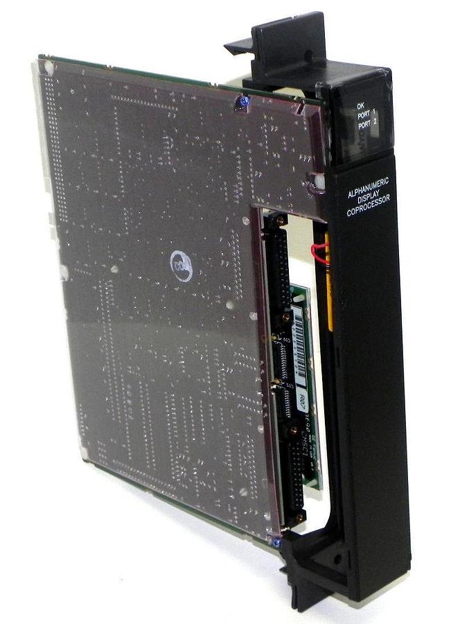 Used GE FANUC IC697ADC701C COPROCESSOR MODULE W/ IC697MEM719A 512KB CMOS MEM