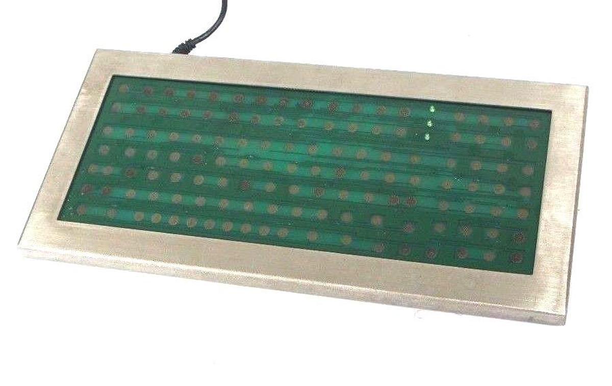 Used TEXAS INDUSTRIAL PERIPHERALS DT-1000 KEYBOARD KYB REV: 63, HP REV: 26